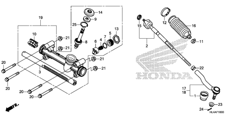 STEERING GEAR BOX@TIE ROD