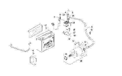 BATTERY AND STARTER ASSEMBLY [94320]