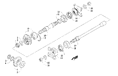 SECONDARY DRIVE ASSEMBLY [88849]