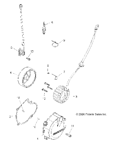 ENGINE, IGNITION SYSTEM - A07GP52AA/AB (49ATVIGNITION07OUT525)