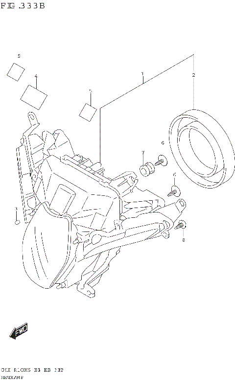 HEADLAMP (GSX-R1000RA)