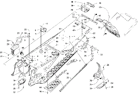 TUNNEL AND SNOWFLAP ASSEMBLY [110019]