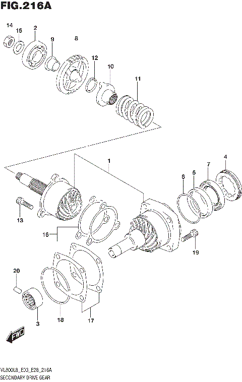 SECONDARY DRIVE GEAR