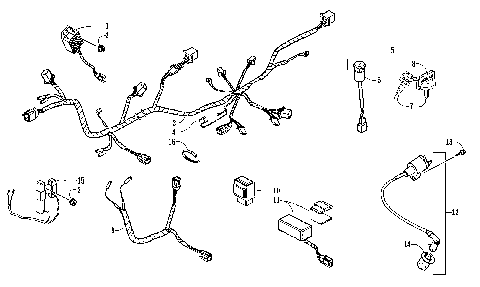 ELECTRICAL AND WIRING HARNESS ASSEMBLY [87110]