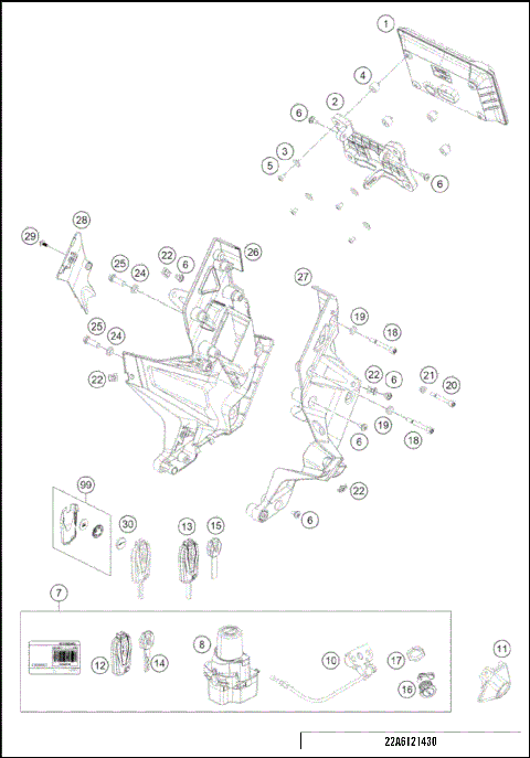 INSTRUMENTS / LOCK SYSTEM
