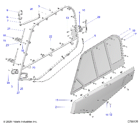 BODY, DOORS - Z26RRE2KAL (C760105)
