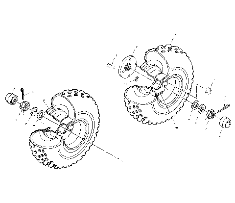 REAR and MIDDLE WHEEL - C10CL50AA (4978707870C01)