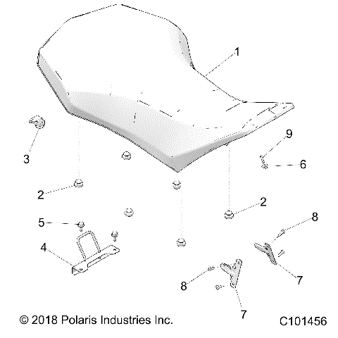 BODY, SEAT - A26SLE95FJ/CJ/EJ (C101456)