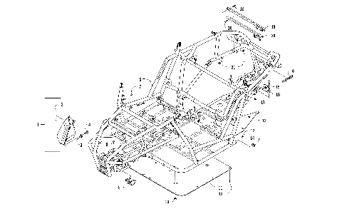 FRAME, HEADLIGHTS, AND RELATED PARTS [301009]