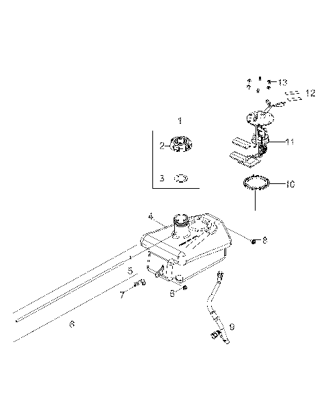 BODY, FUEL TANK ASM. - A16YAK11AD/AF (A00044)