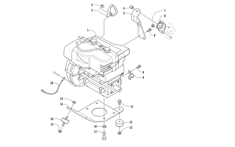 ENGINE AND RELATED PARTS