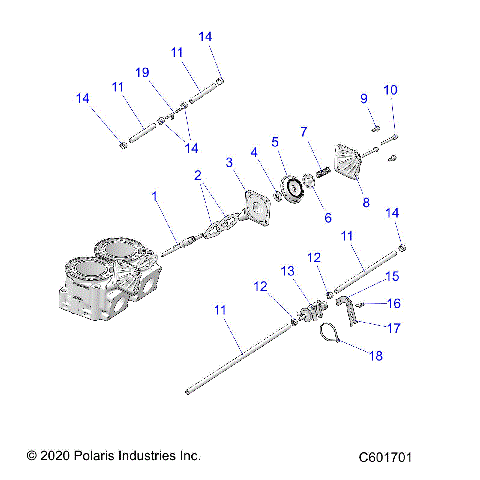 ENGINE, EXHAUST VALVES and SOLENOID - S21MDX6DSA/6DEA (C601701)