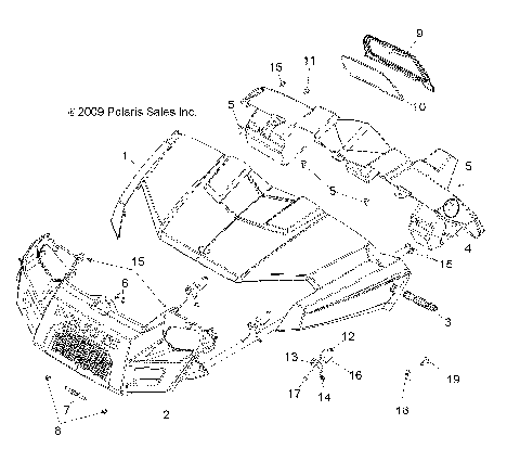 BODY, HOOD, DASH and GRILL - R10RC08GA/GH/FA/FH (49LEVHOOD10SDW)