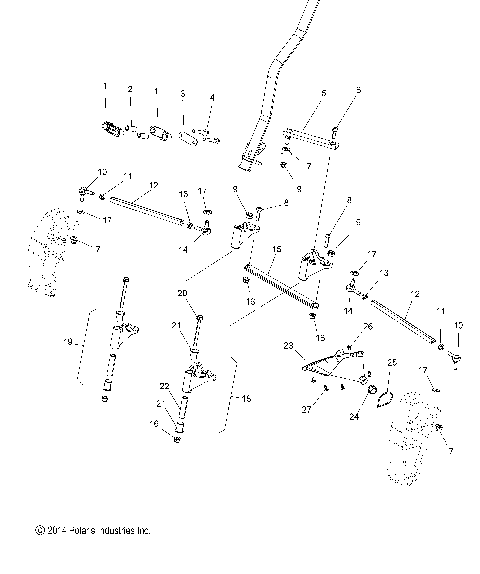 STEERING, LOWER - S15DP8 ALL OPTIONS (49SNOWSTEERINGLWR15PROS)