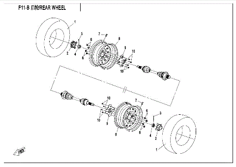 REAR WHEEL  (NEW)