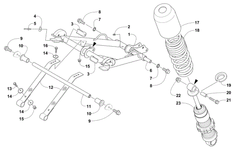 REAR SUSPENSION FRONT ARM ASSEMBLY