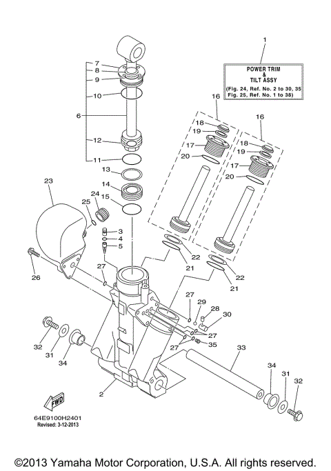 POWER TRIM TILT ASSY 1