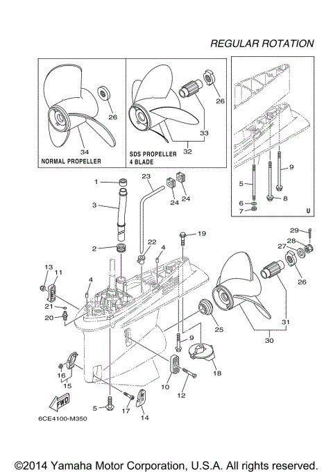 LOWER CASING DRIVE 2