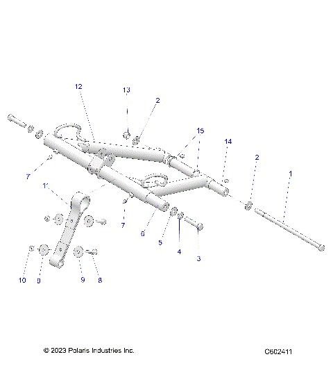 SUSPENSION, TORQUE ARM, FRONT - S24CBU5TSL (C602411)