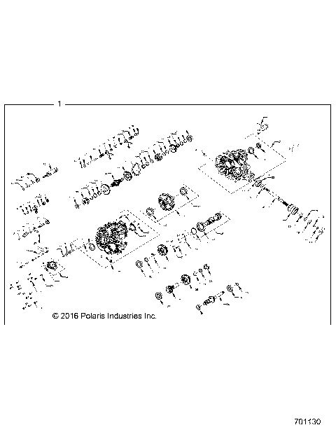DRIVE TRAIN, MAIN GEARCASE INTERNALS - R17RTM99AM/BM (701130)