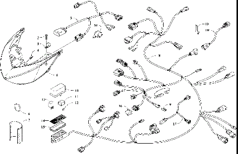HEADLIGHT AND WIRING ASSEMBLIES [107457]