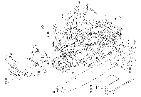 FRAME AND RELATED PARTS [94004]