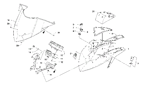WINDSHIELD AND INSTRUMENTS ASSEMBLIES [103672]