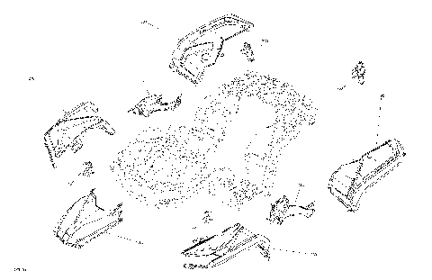 09- Fender And Central Panel Kit - 1000R EFI - Package XMR