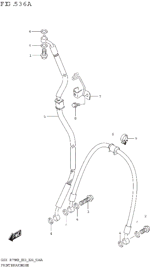 FRONT BRAKE HOSE