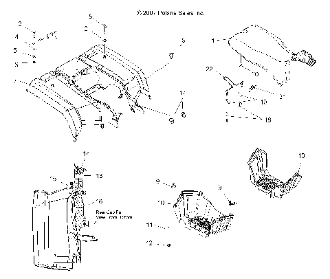BODY, REAR CAB, SEAT and FOOTWELLS - A10MH50AJ/AX/AZ (49ATVCABRR08SP500)