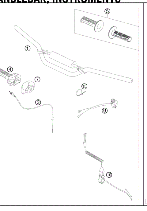 HANDLEBAR,INSTRUMENTS 