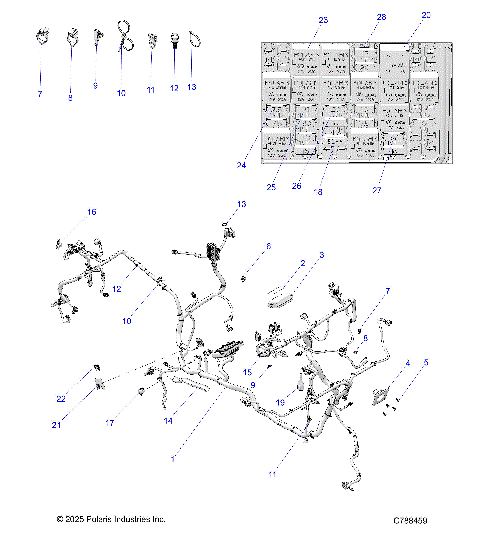 ELECTRICAL, HARNESS CHASSIS - R26RRY99A9/AF/AH/AB/AS/B9/BH (C733230)