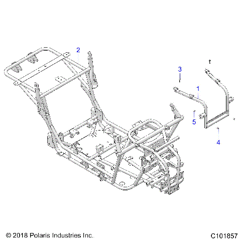CHASSIS, MAIN FRAME - A19HAA15N7 (C101857)