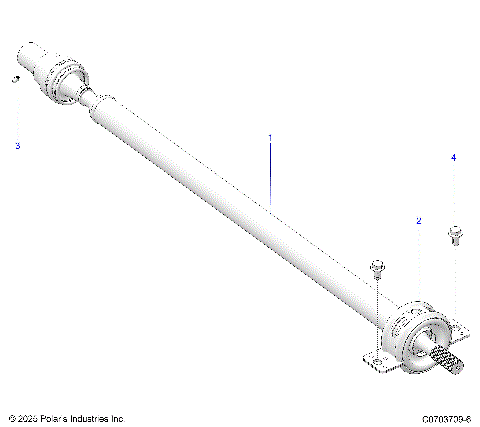 DRIVE TRAIN, REAR PROP SHAFT