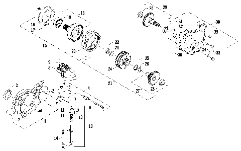 GEARCASE ASSEMBLY [91089]
