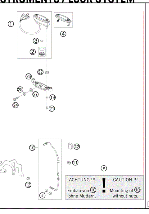 INSTRUMENTS / LOCKSYSTEM 