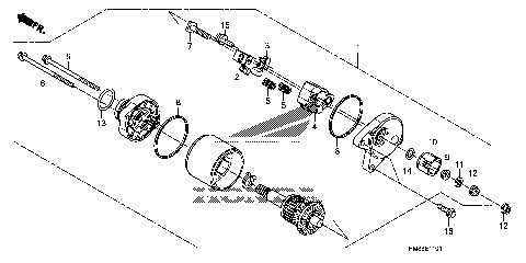 STARTER MOTOR ('08-'09)