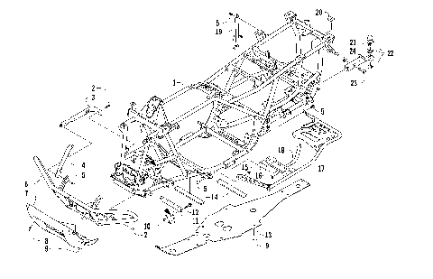 FRAME AND RELATED PARTS [90380]