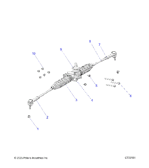 STEERING, STEERING GEARBOX. - R25M4U57Z5/B5/Z6/B6 (C733151)