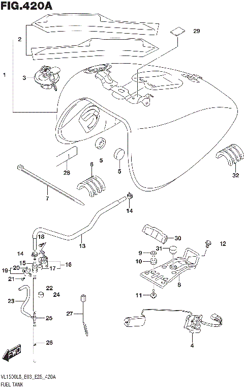 FUEL TANK (VL1500BL8 E03)