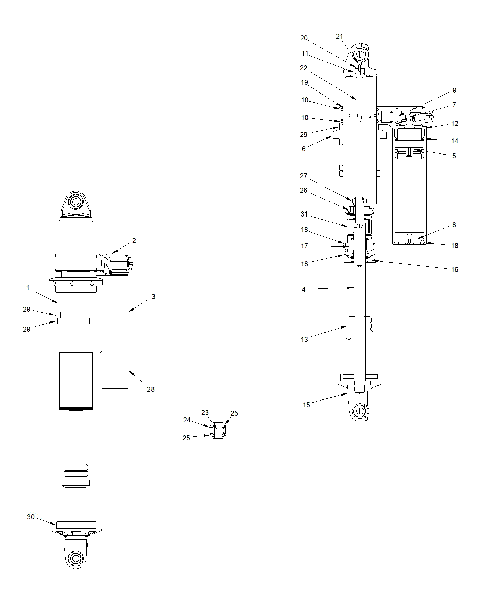 SUSPENSION, FRONT SHOCK INTERNALS - Z26NMX99A4/A6 (7046371)