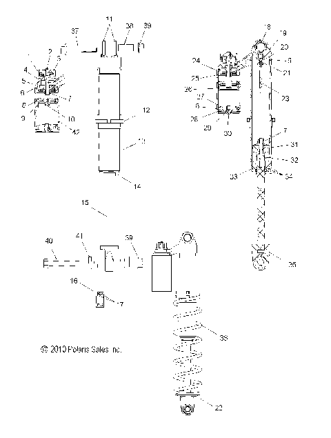 SUSPENSION, SHOCK, IFS - S12CN8/CY8 ALL OPTIONS (49SNOWSHOCKIFS7043650)