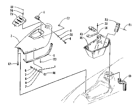 HATCH COVER AND STORAGE TRAY [73139]