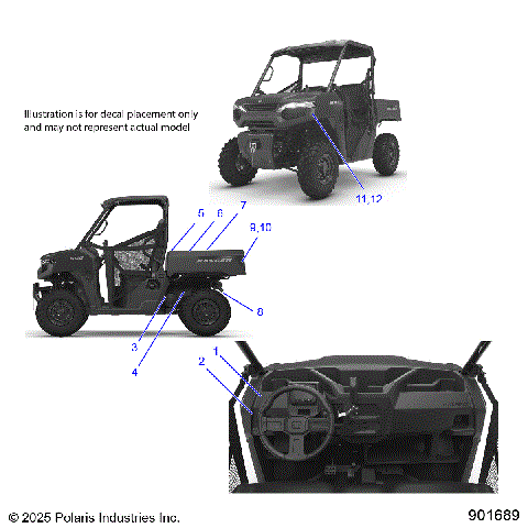 BODY, DECALS, GENERAL