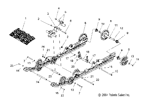 SUSPENSION, REAR - S08PR6/PS6/PR7/PS7 (49SNOWSUSPRR08SB)