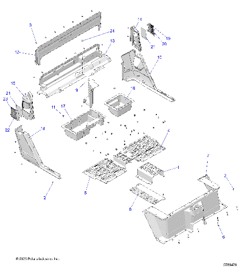BODY, FLOOR REAR - R26T6E99A9/AF/AJ/AK/B9/BF/BJ (C788476)