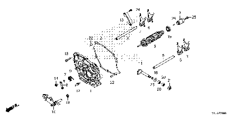 SHIFT DRUM@SHIFT FORK