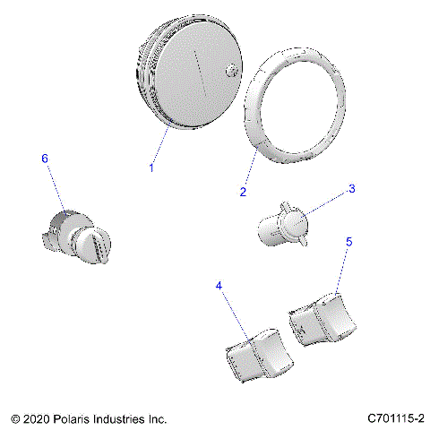 ELECTRICAL, DASH INSTRUMENTS and CONTROLS - Z20CHA57P2 (C701115-2)