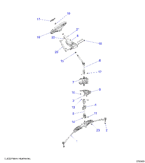 STEERING, STEERING ASM. - R25RRED4JA (C701271)