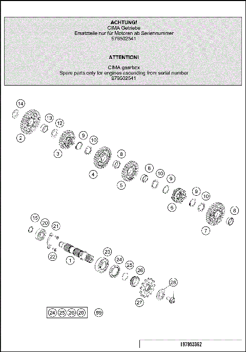 TRANSMISSION II - COUNTERSHAFT